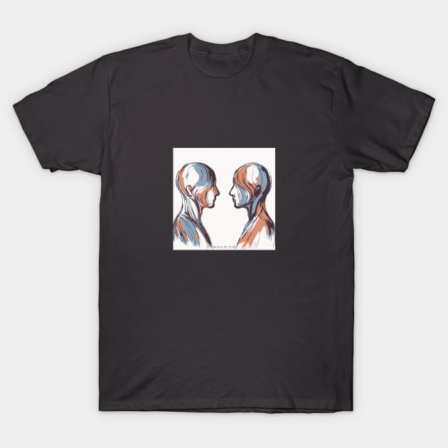 Two Colors In My Head T-Shirt by Sonicling